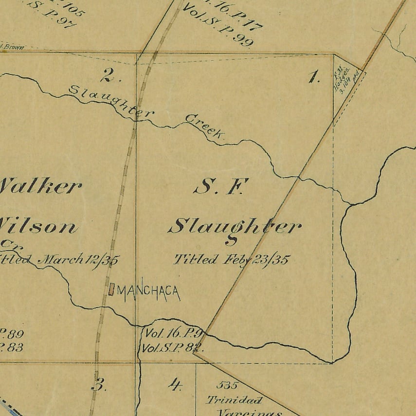 Stephen F. Slaughter Map